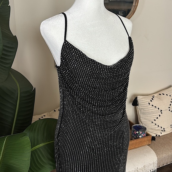 NWT❣️❣️GORGEOUS Black Sequin Embellished Dress Sz XL 👗🪩💎 - Picture 8 of 14
